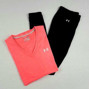 Under Armour Women's Heatgear V-Neck T-Shirt